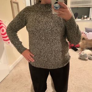 Mock neck sweater